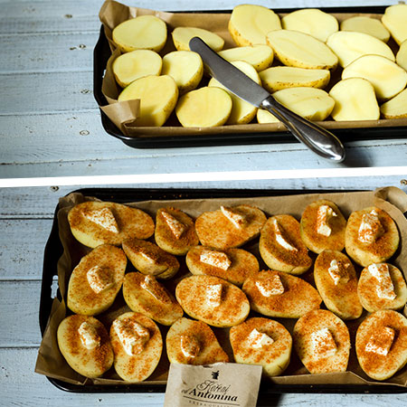 Gurmánské brambory - recept krok 2