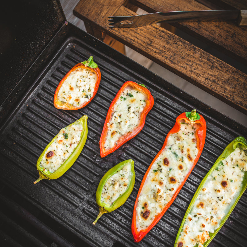 Plněné grilované papriky – recept krok 4