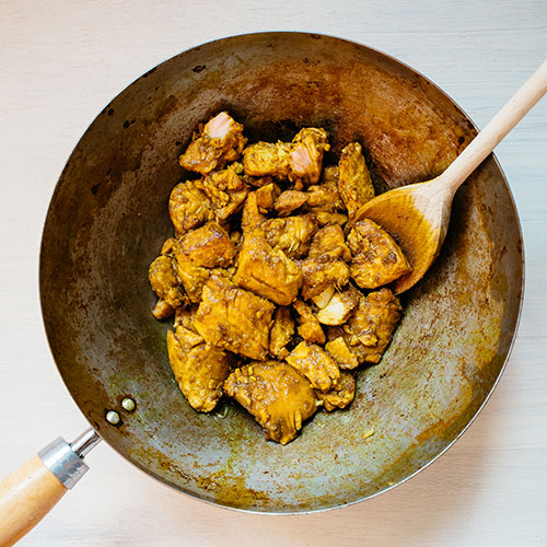 Jávské rybí curry - recept krok 4
