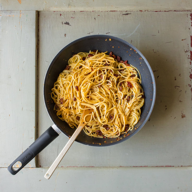 Spaghetti Aglio Olio e Peperoncino – recept krok 4