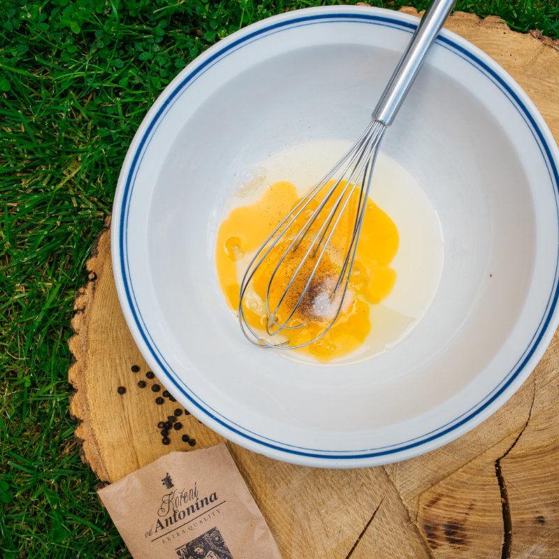 Chřestové hranolky s jogurtovým dipem – recept krok 3