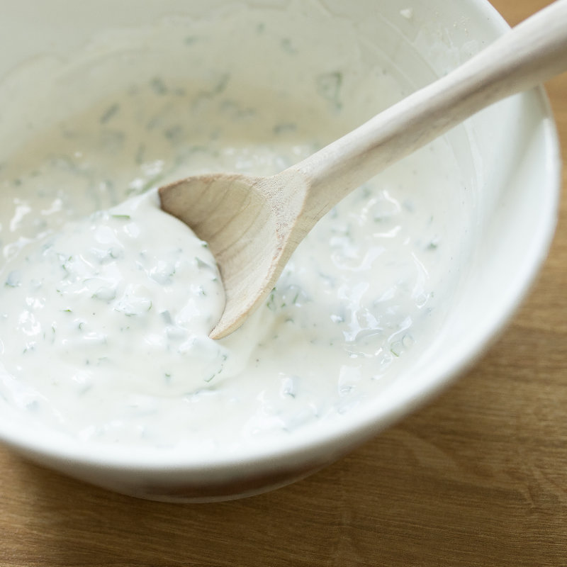 Chřestové hranolky s jogurtovým dipem – recept krok 6